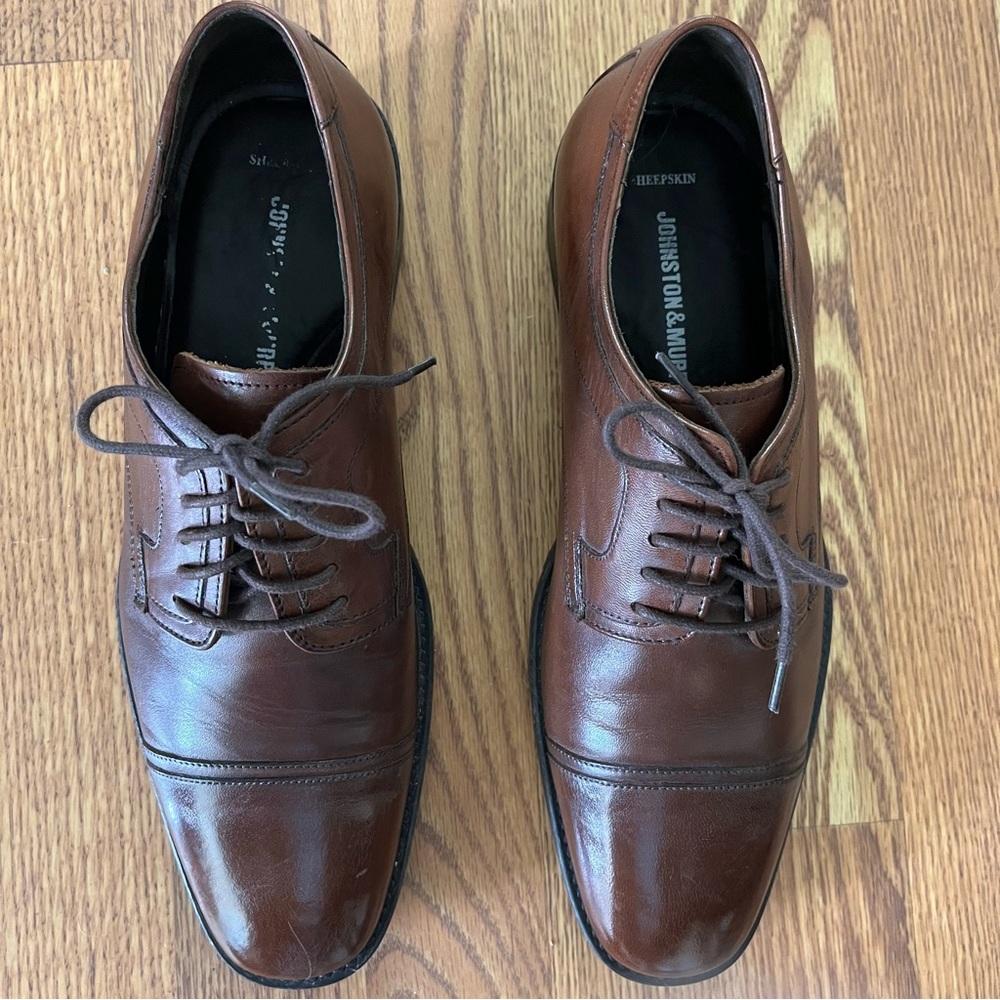 Johnston & Murphy Men's Brown Leather Shoes